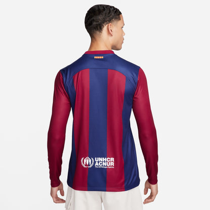 Barcelona FC Home Jersey Long Sleeves 2023/24