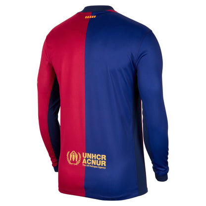 Barcelona FC Home Long Sleeves Jersey 2024/25