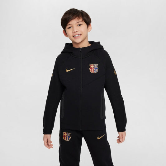 Barcelona FC Youth Tech Fleece 2024/25 - black