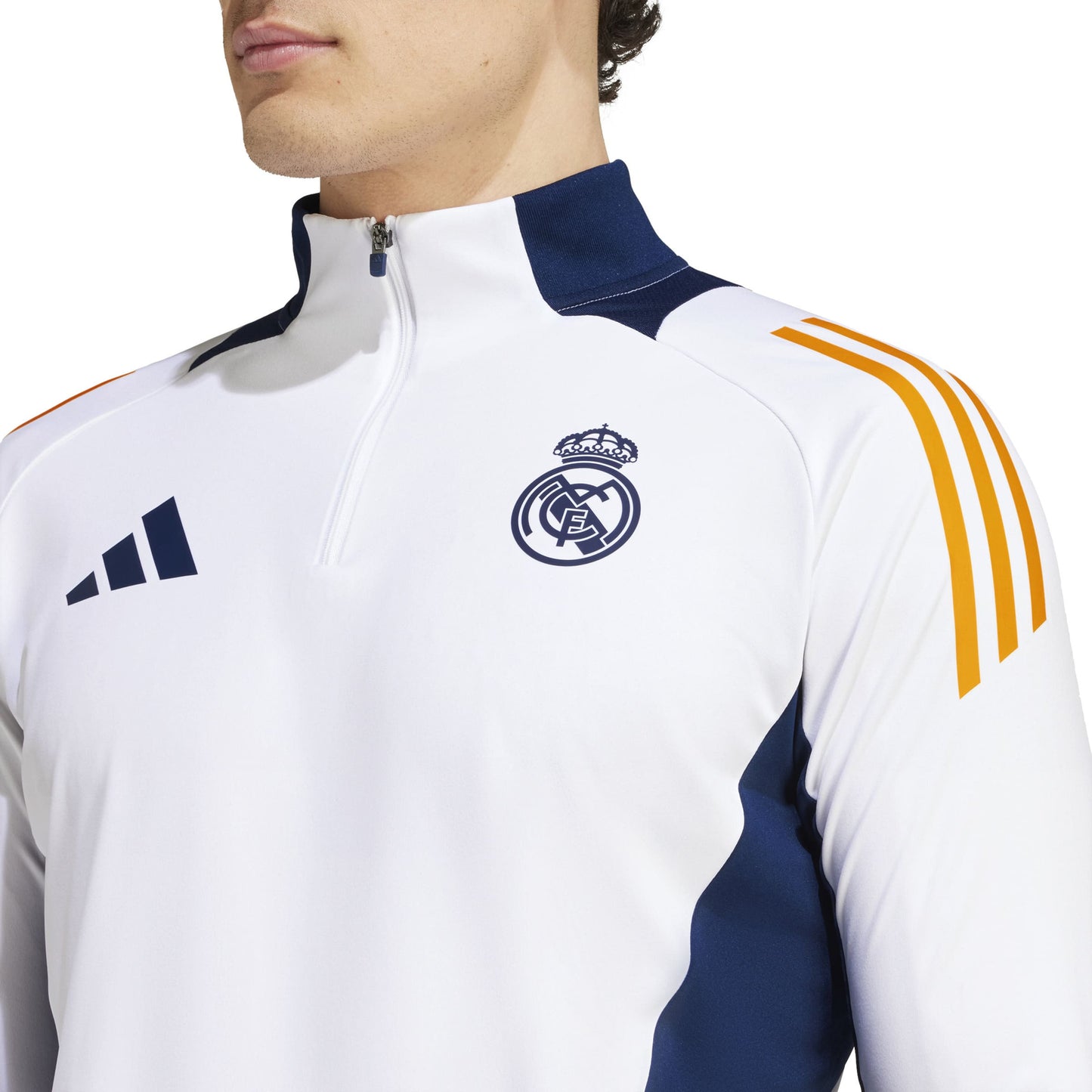 Real Madrid Training Quarter-zip Top 2024/25 - white