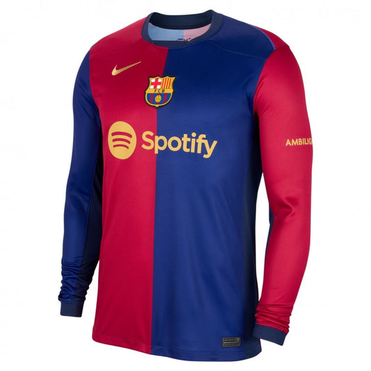 Barcelona FC Home Long Sleeves Jersey 2024/25