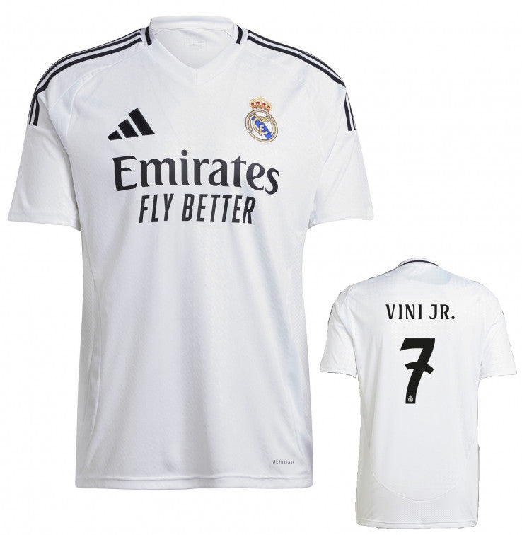 Real Madrid Vini Jr Home Jersey 2024/25