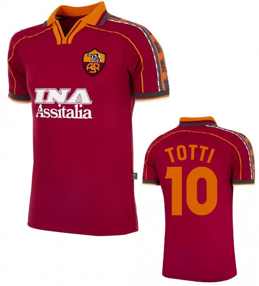 AS Roma Francesco Totti Home Jersey 1998/99