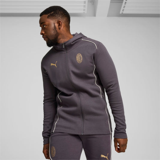 AC Milan Hoody Full-zip 2024/25 - grey