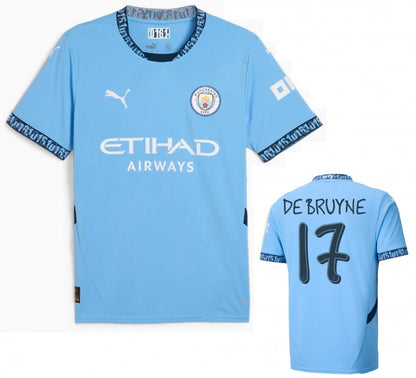 Manchester City UCL De Bruyne Home Jersey 2024/25