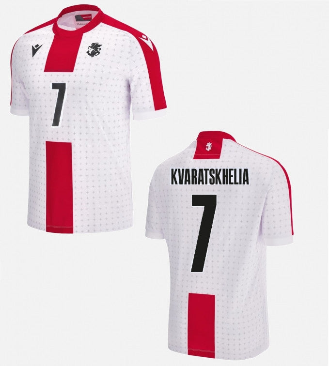 Georgia National Team Kvaratskhelia Home Jersey 2024/25