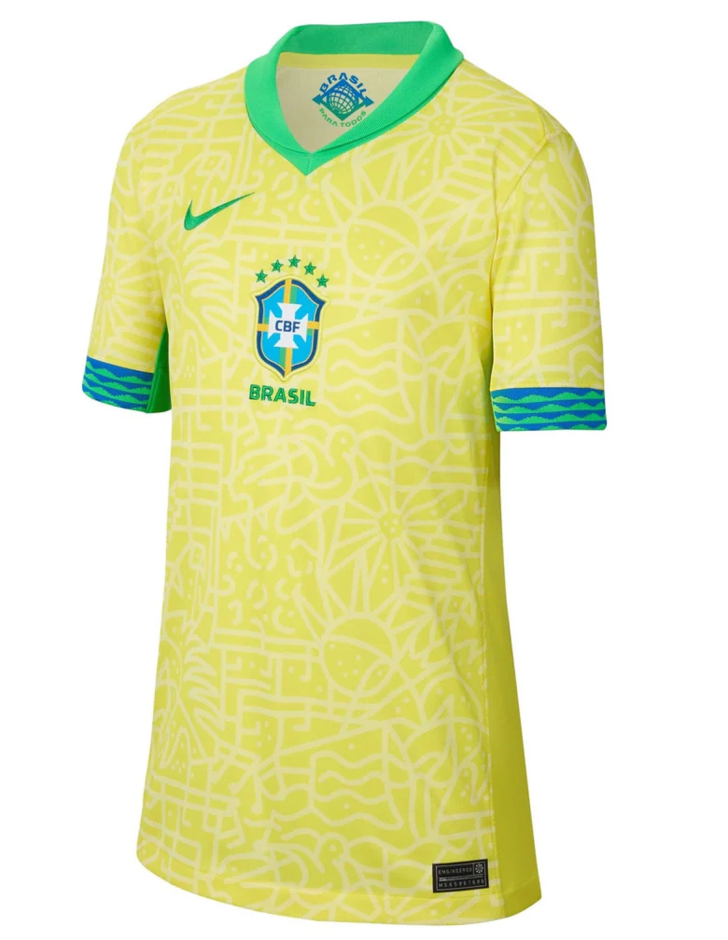 Brazil National Team Youth Home Jersey 2024/25