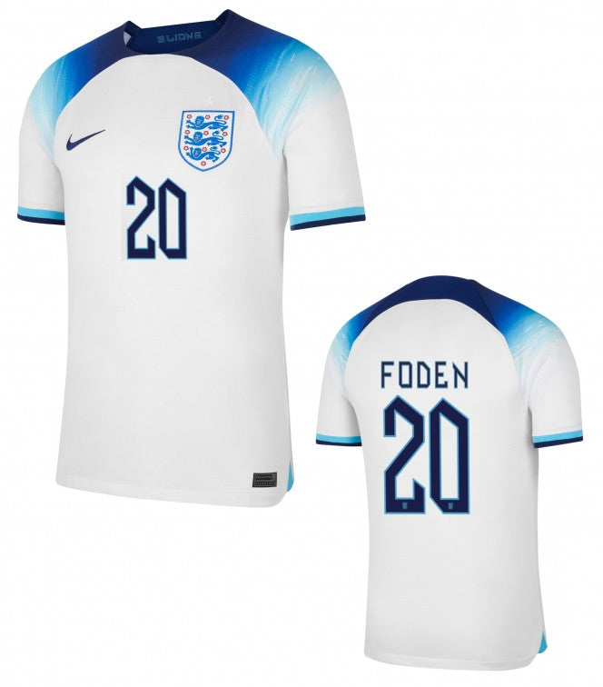 England National Team Foden Home Jersey 2022/23