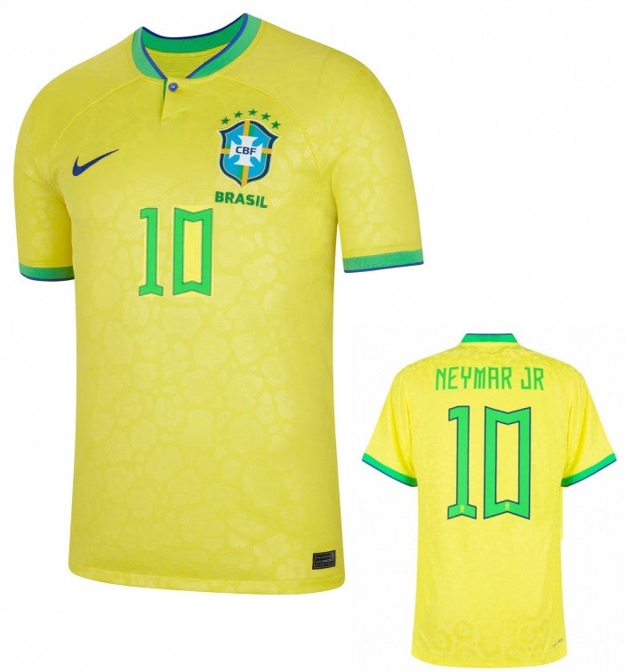 Brazil National Team Neymar Jr Home Jersey 2022/23