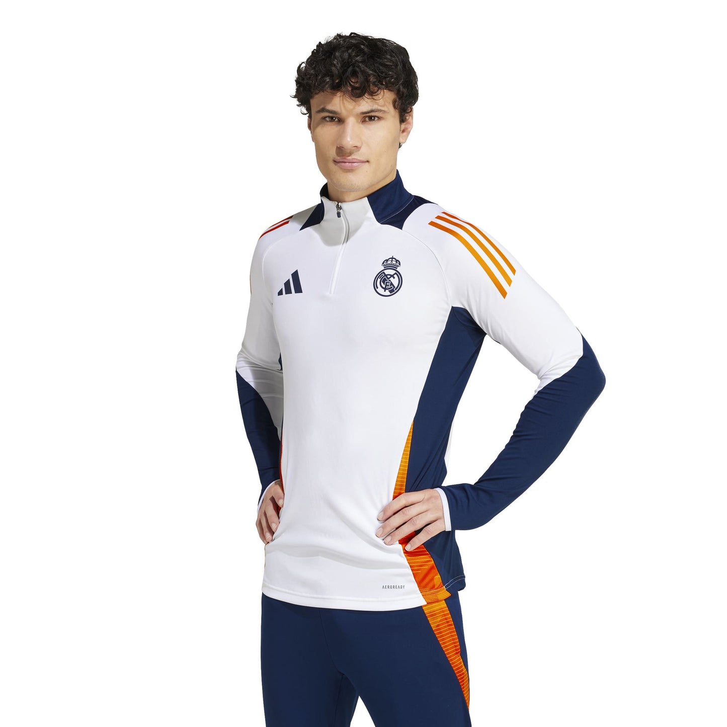 Real Madrid Training Quarter-zip Top 2024/25 - white