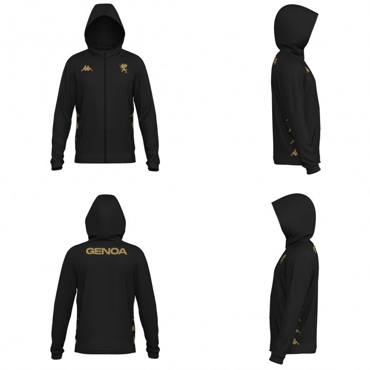 Genoa CFC Hoody Full-zip 2024/25 - black