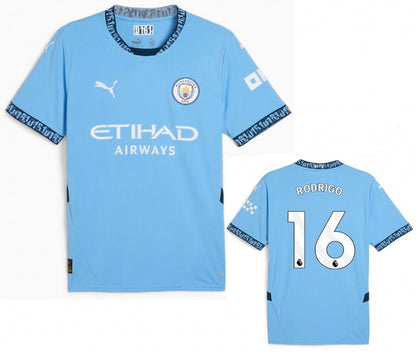 Manchester City Rodri Home Jersey 2024/25