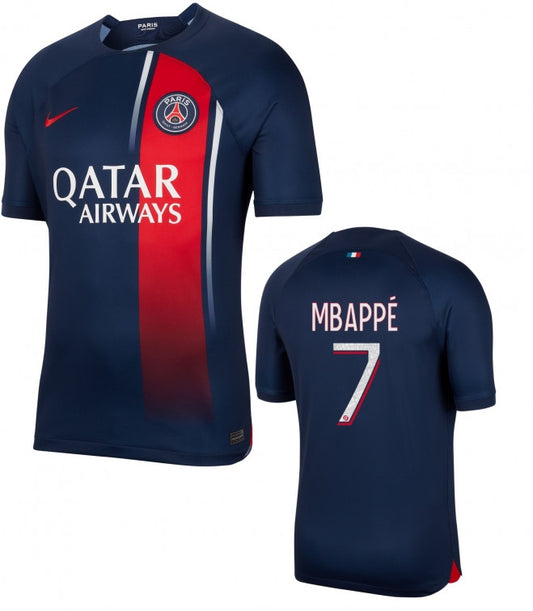 Paris Saint-Germain FC Kylian Mbappe Home Jersey 2023/24