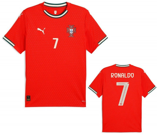 Portugal National Team Cirstiano Ronaldo Home Jersey 2025/26