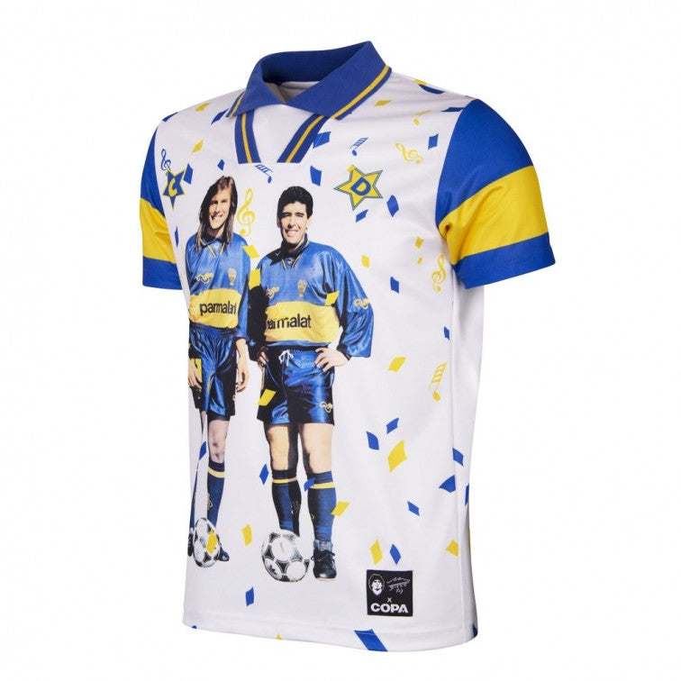 Boca Juniors Retro Maradona & Caniggia Jersey