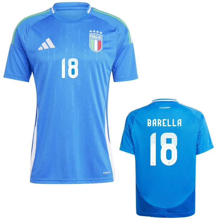 Italy National Team Barella Home Jersey 2024/25