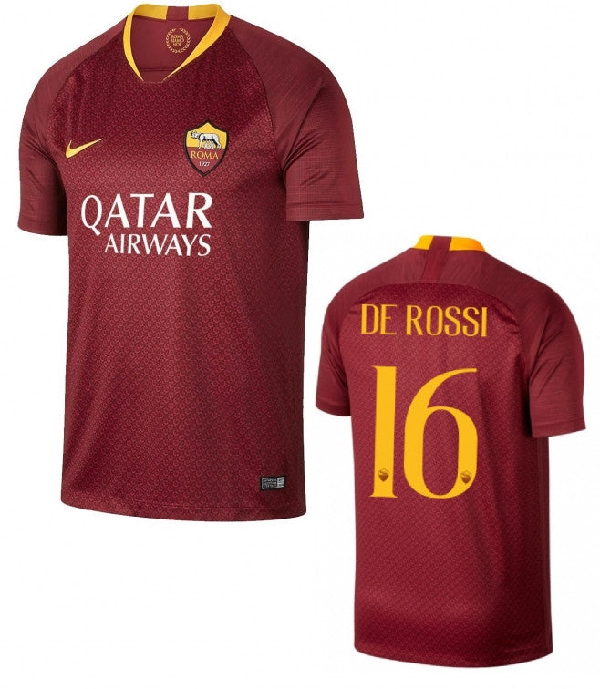 AS Roma De Rossi Jersey 2018/19