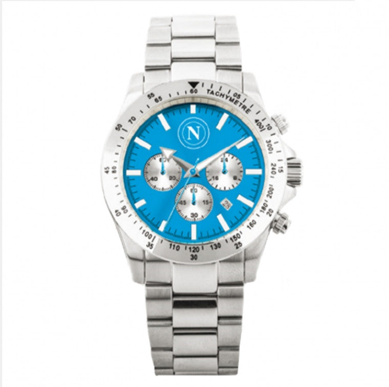 SSC Napoli Chrono Watch - light blue