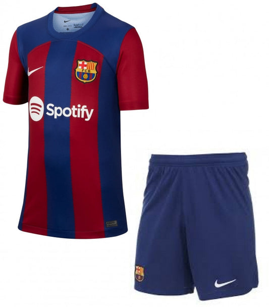 Barcelona FC Home Youth 8-15 Years Old Kit 2023/24