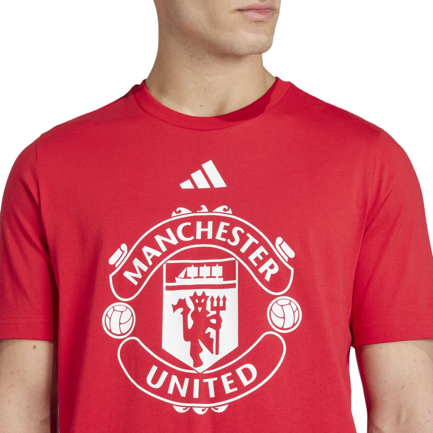 Manchester United T-shirt Logo 2024/25 - red