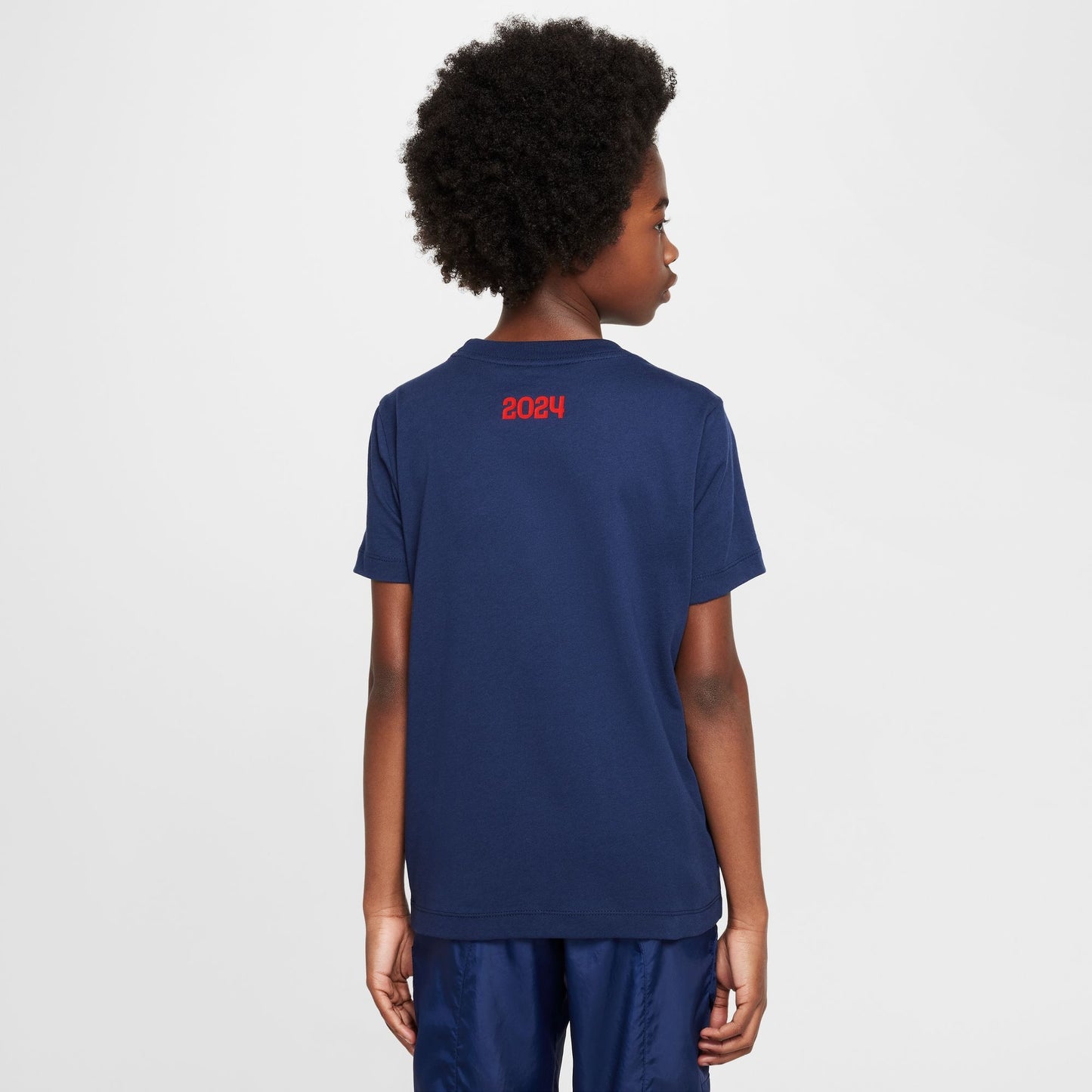 PSG Youth Blue Logo T-shirt 2024/25