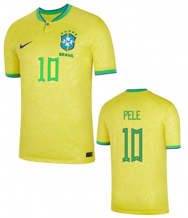 Brazil National Team Legends Pele Home Jersey 2022/23