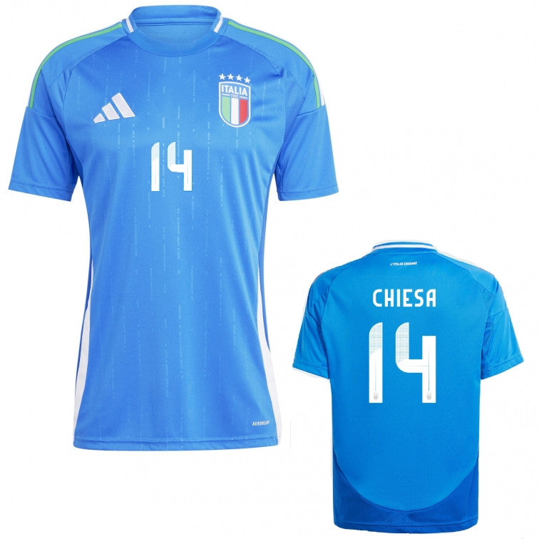 Italy National Team Chiesa Home Jersey 2024/25