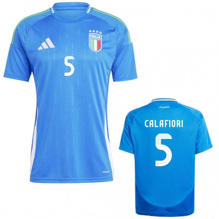 Italy National Team Calafiori Home Jersey 2024/25