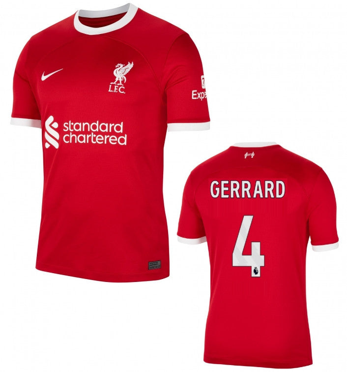 Liverpool FC Home Legend Steven Gerrard Jersey 2023/24