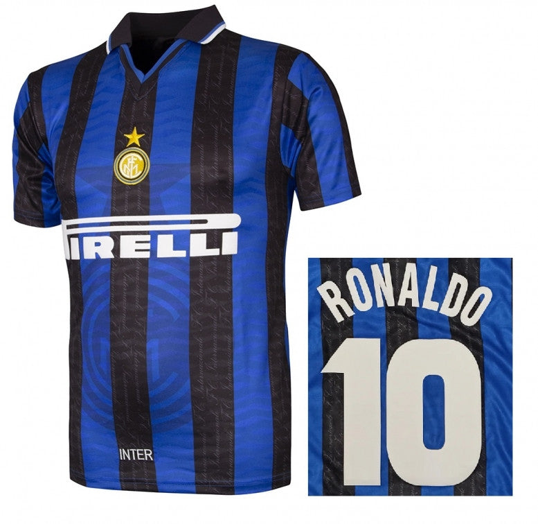 FC Inter Ronaldo Retro Home Jersey 1997/98