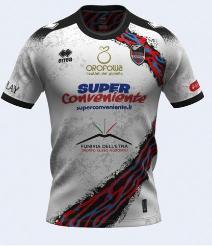 Catania Errea Away White Jersey 2023/24