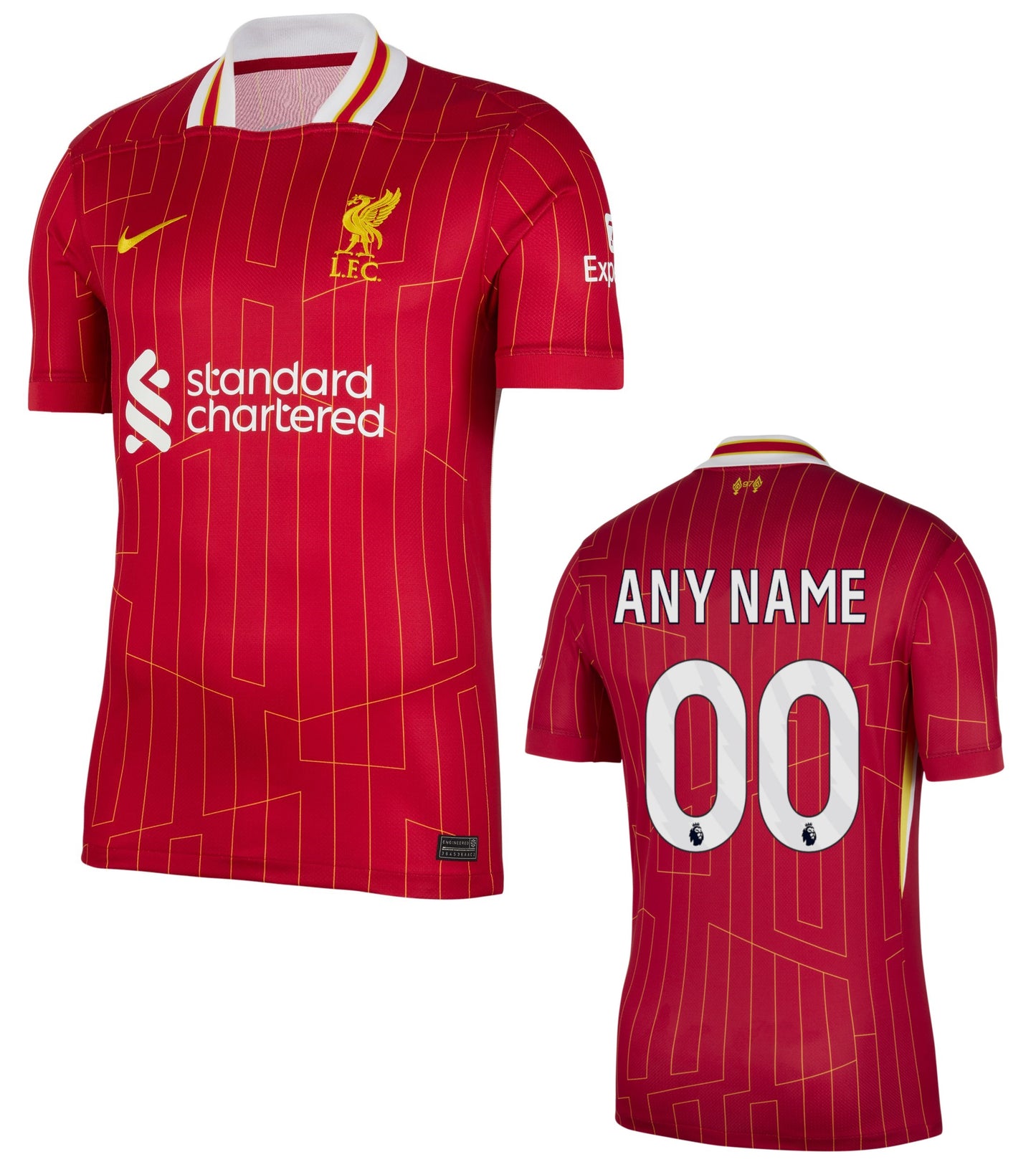 Liverpool Home Custom Jersey 2024/25