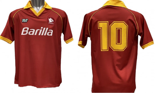 AS Roma Home Retro Giannini Jersey 1990/91