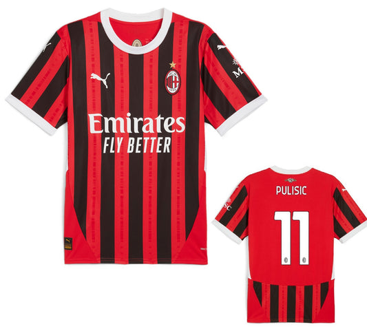 AC Milan Pulisic Home Jersey 2024/25