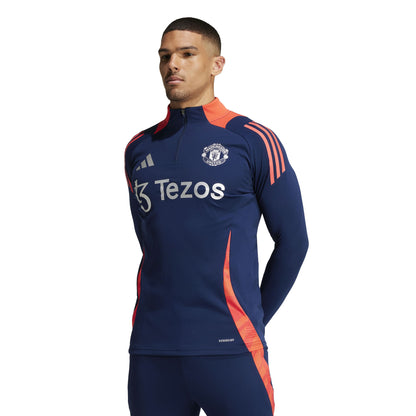 Manchester United Training Quarter-zip Top 2024/25 - blue