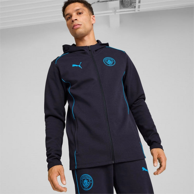 Manchester City Hoody Full-zip 2024/25 - blue