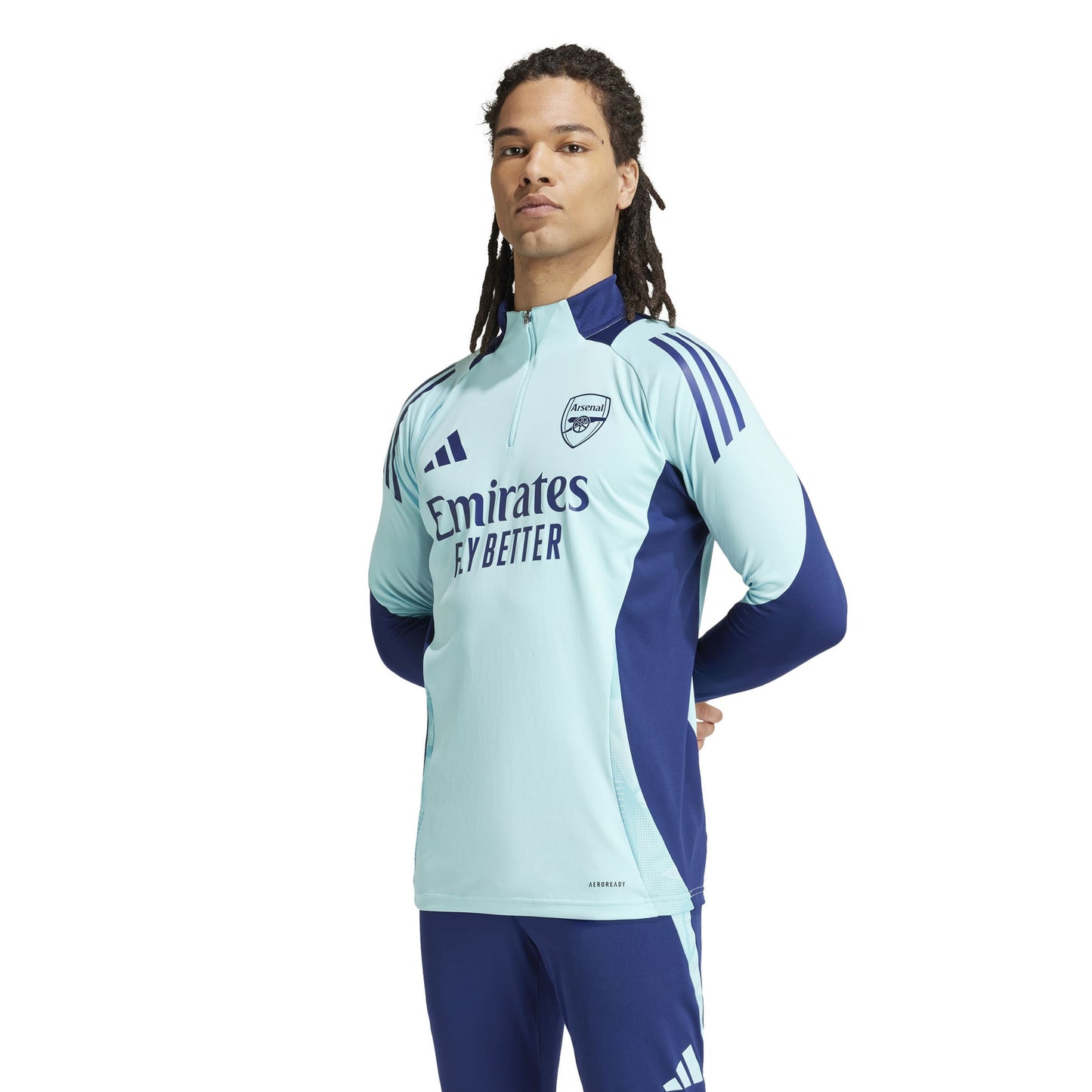 Arsenal Top Training 2024/25 - light blue