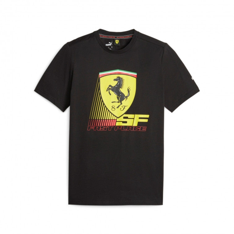 Ferrari Logo SF Black T-shirt