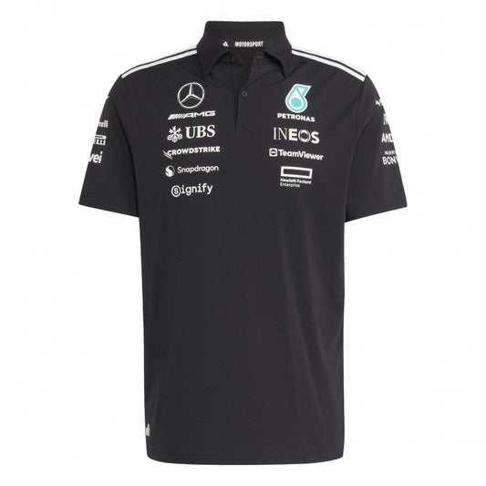 Mercedes Black Team Polo - adidas