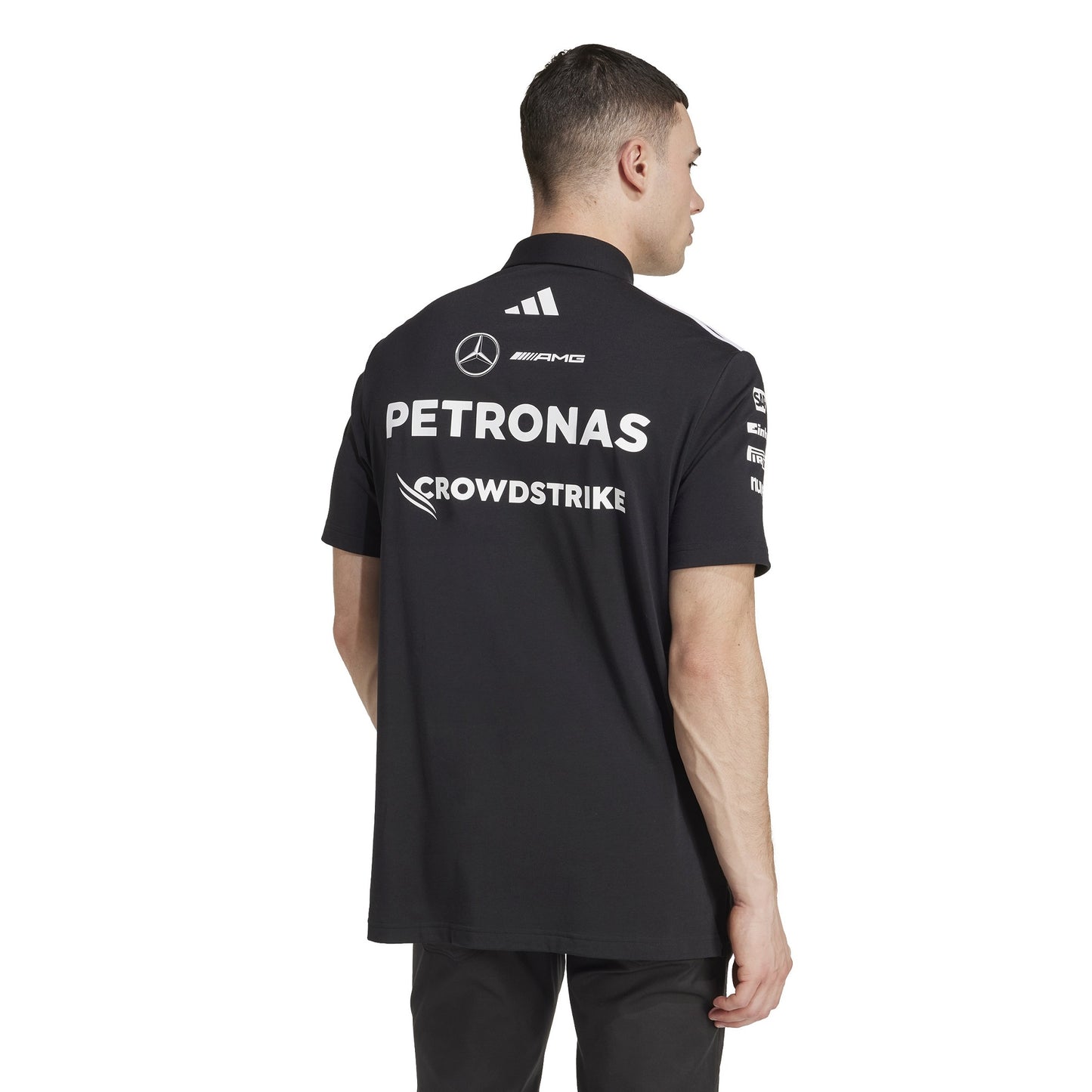 Mercedes Black Team Polo - adidas